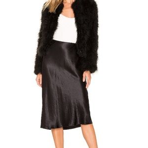 Vince Slip Skirt in Black Size Small